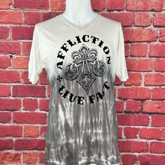 Affliction Men's Short Sleeve Graphic T-shirt -Sizes: 2XL / 3XL- NWT - Picture 1 of 9